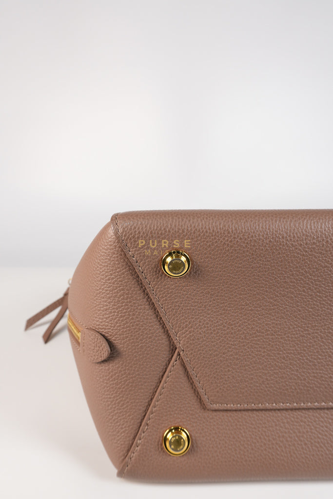 Freedom in Taupe Calfskin Leather Tote Bag (Date Code: TJ4147) | Purse Maison Luxury Bags Shop