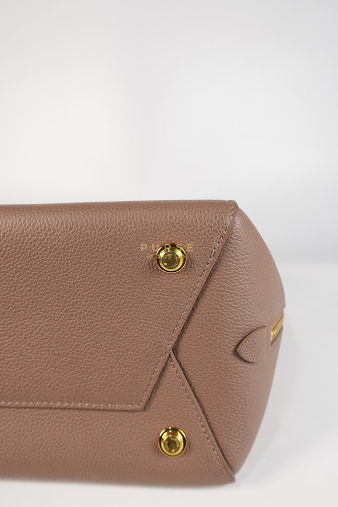Freedom in Taupe Calfskin Leather Tote Bag (Date Code: TJ4147) | Purse Maison Luxury Bags Shop