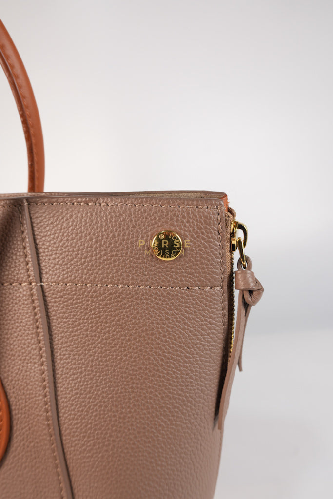 Freedom in Taupe Calfskin Leather Tote Bag (Date Code: TJ4147) | Purse Maison Luxury Bags Shop