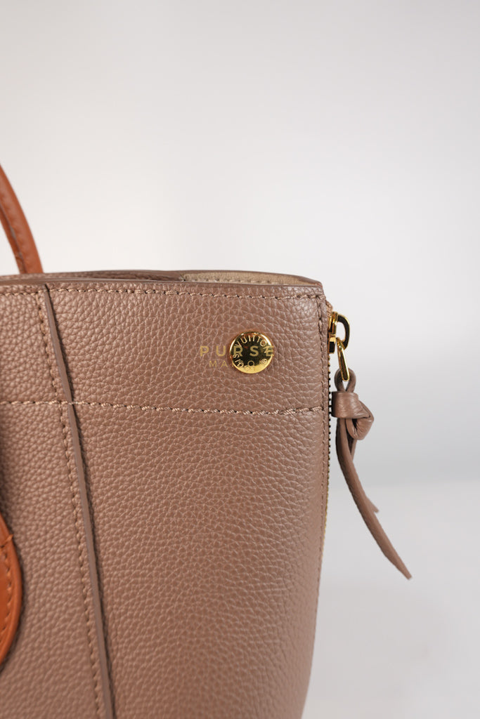 Freedom in Taupe Calfskin Leather Tote Bag (Date Code: TJ4147) | Purse Maison Luxury Bags Shop