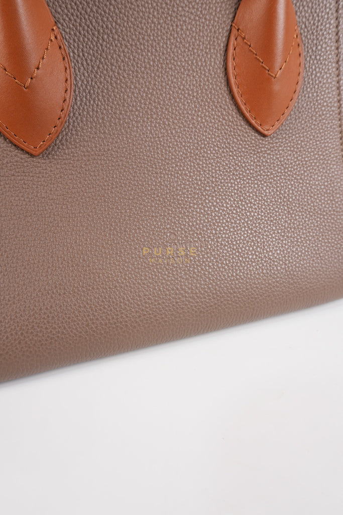 Freedom in Taupe Calfskin Leather Tote Bag (Date Code: TJ4147) | Purse Maison Luxury Bags Shop