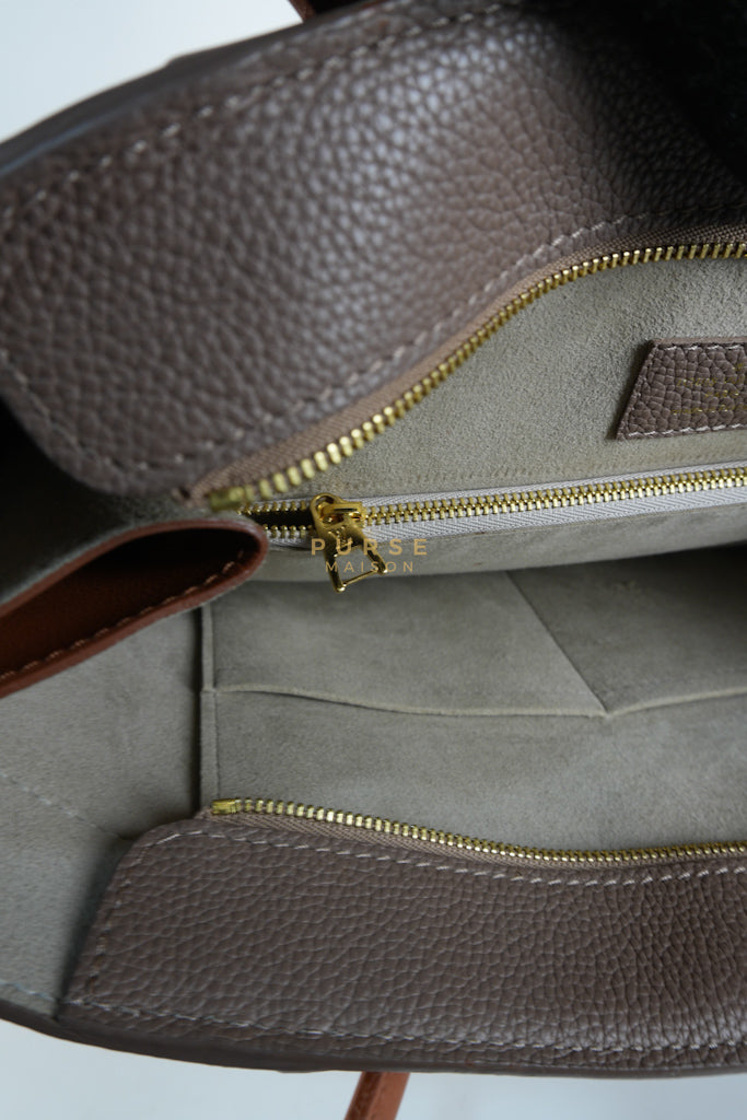 Freedom in Taupe Calfskin Leather Tote Bag (Date Code: TJ4147) | Purse Maison Luxury Bags Shop
