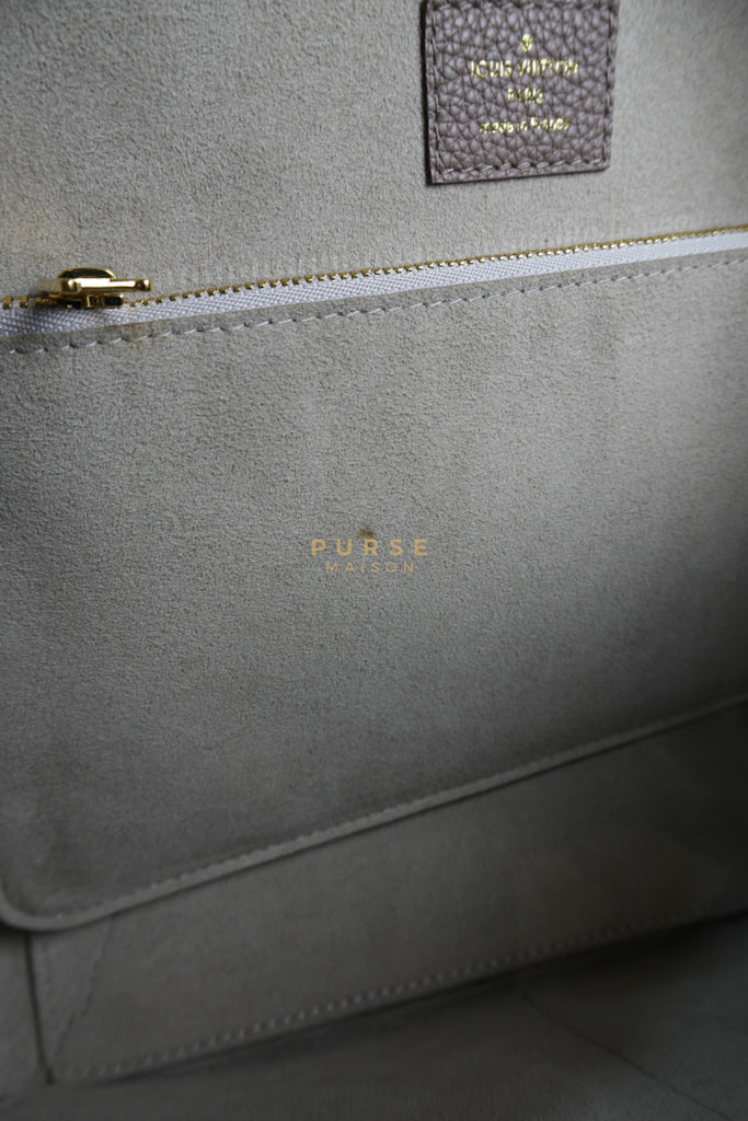 Freedom in Taupe Calfskin Leather Tote Bag (Date Code: TJ4147) | Purse Maison Luxury Bags Shop