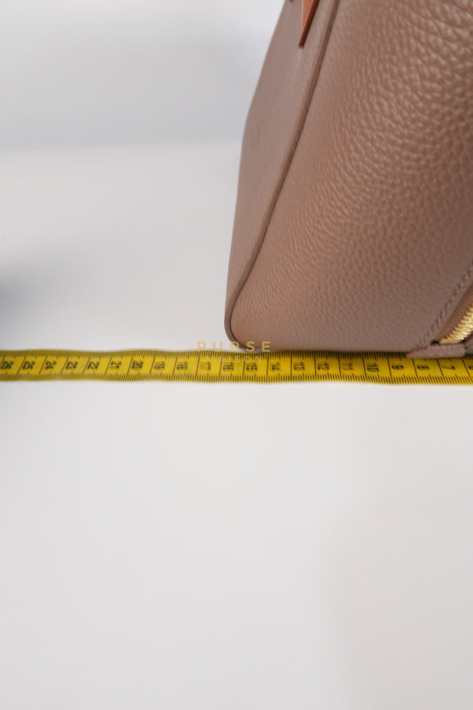 Freedom in Taupe Calfskin Leather Tote Bag (Date Code: TJ4147) | Purse Maison Luxury Bags Shop