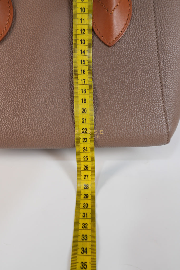 Freedom in Taupe Calfskin Leather Tote Bag (Date Code: TJ4147) | Purse Maison Luxury Bags Shop