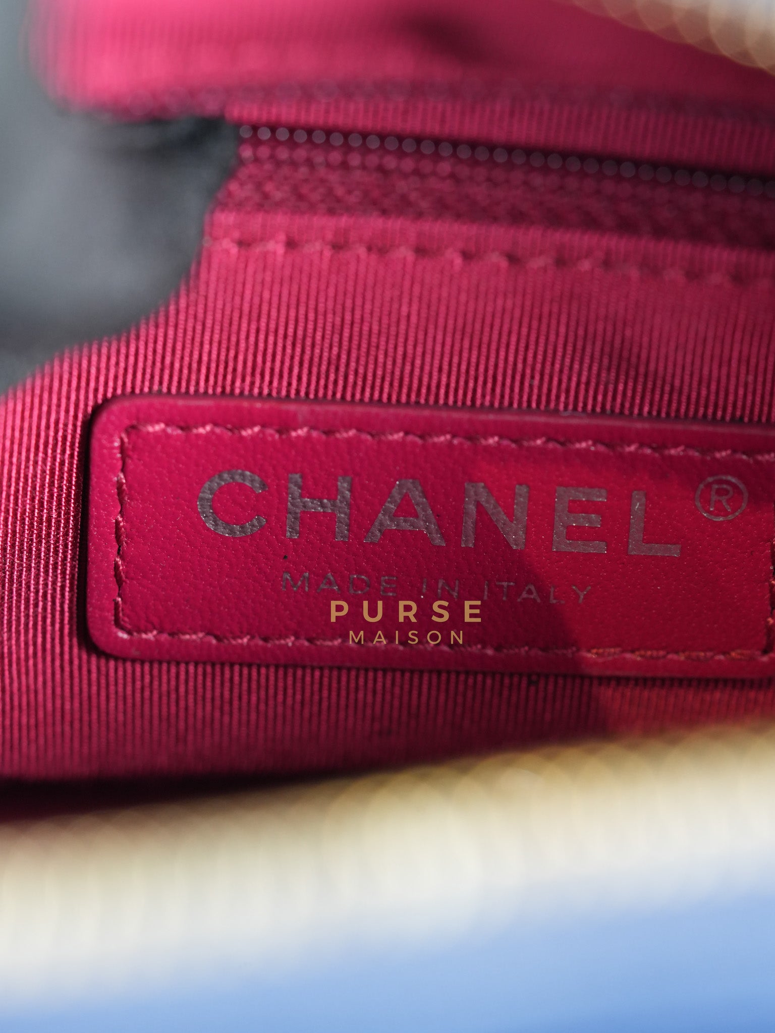 Gabrielle Hobo Bag Mini in Navy Blue Quilted Calfskin Leather & Mix Hardware (Series 24) | Purse Maison Luxury Bags Shop