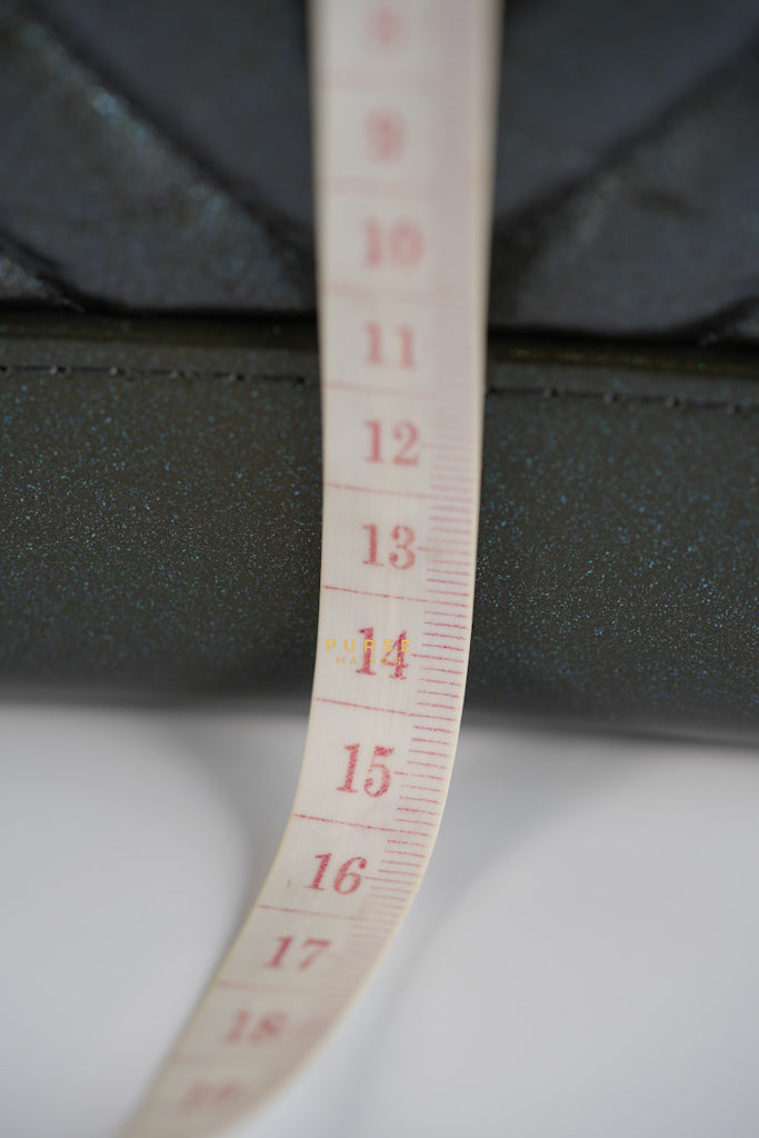 Gabrielle Hobo Chevron Metallic Mix Aged Gold/Silver Hardware Small Series 27 | Purse Maison Luxury Bags Shop