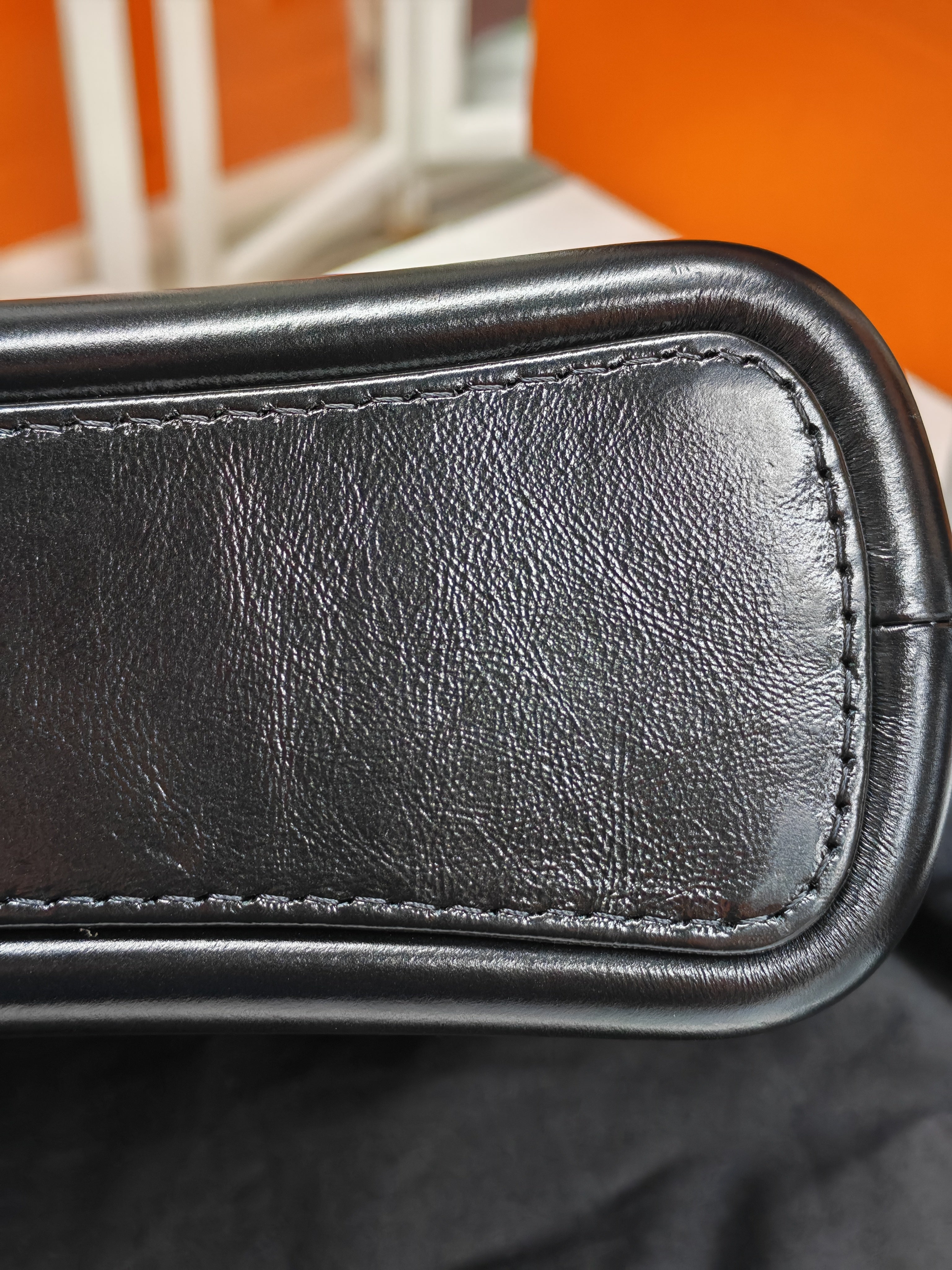 Gabrielle Medium in Black Quilted Distressed Calfskin & Mixed Hardware (Microchip) | Purse Maison Luxury Bags Shop