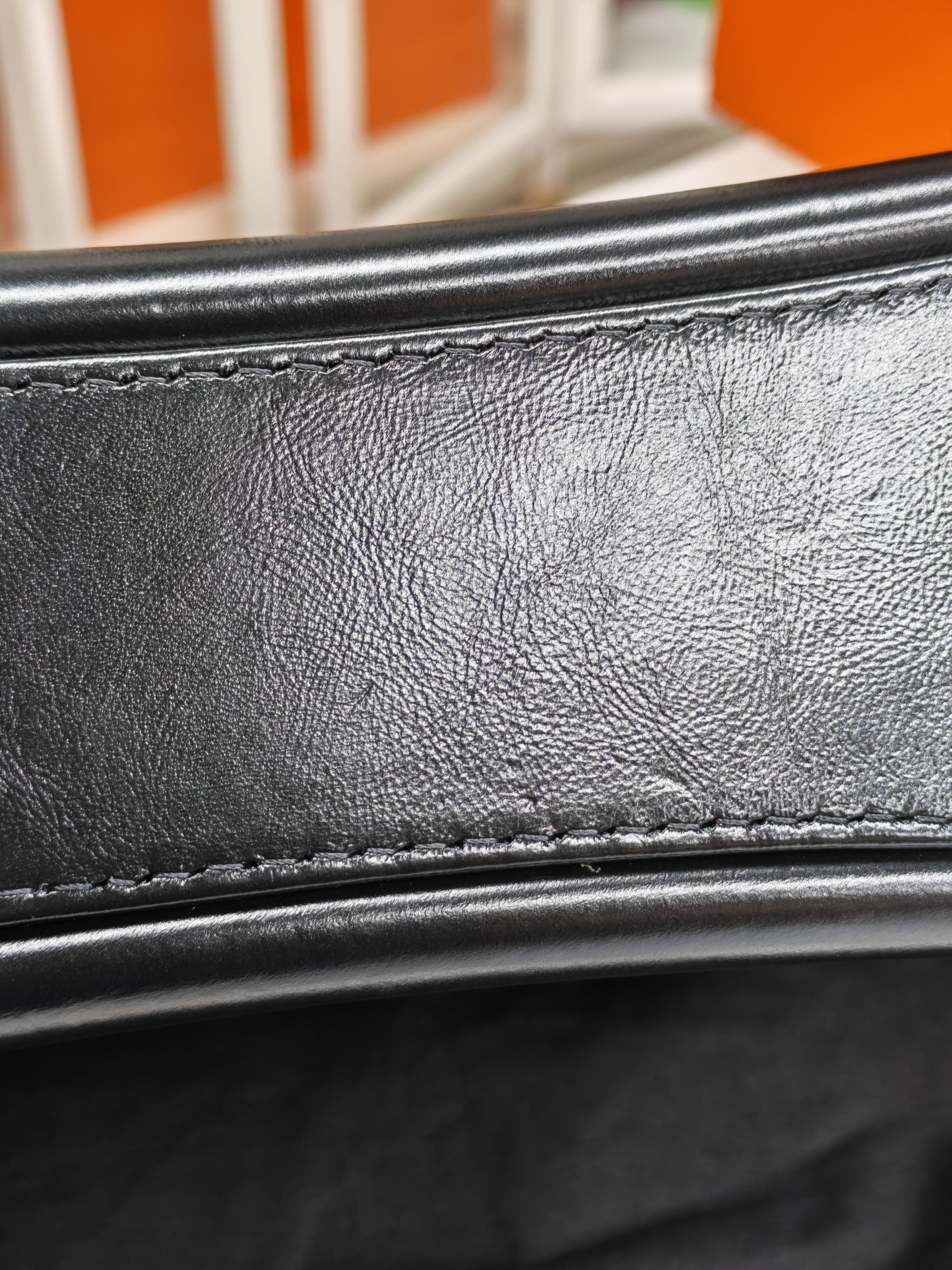 Gabrielle Medium in Black Quilted Distressed Calfskin & Mixed Hardware (Microchip) | Purse Maison Luxury Bags Shop