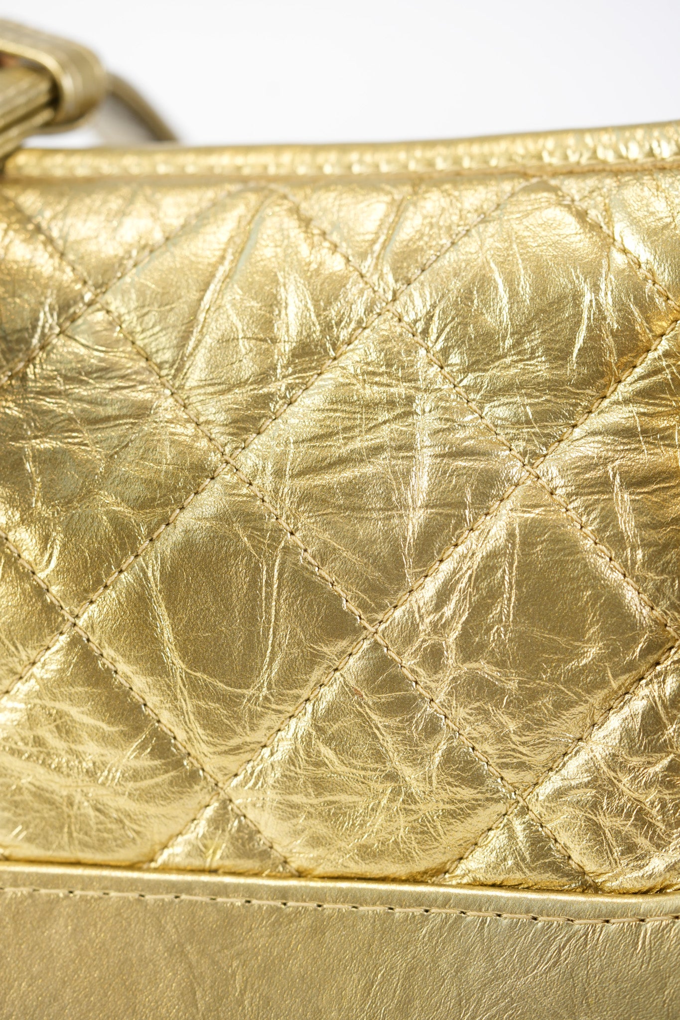 Gabrielle Small Crossbody Bag in Metallic Lambskin Leather & Mixed Hardware Series 24 | Purse Maison Luxury Bags Shop