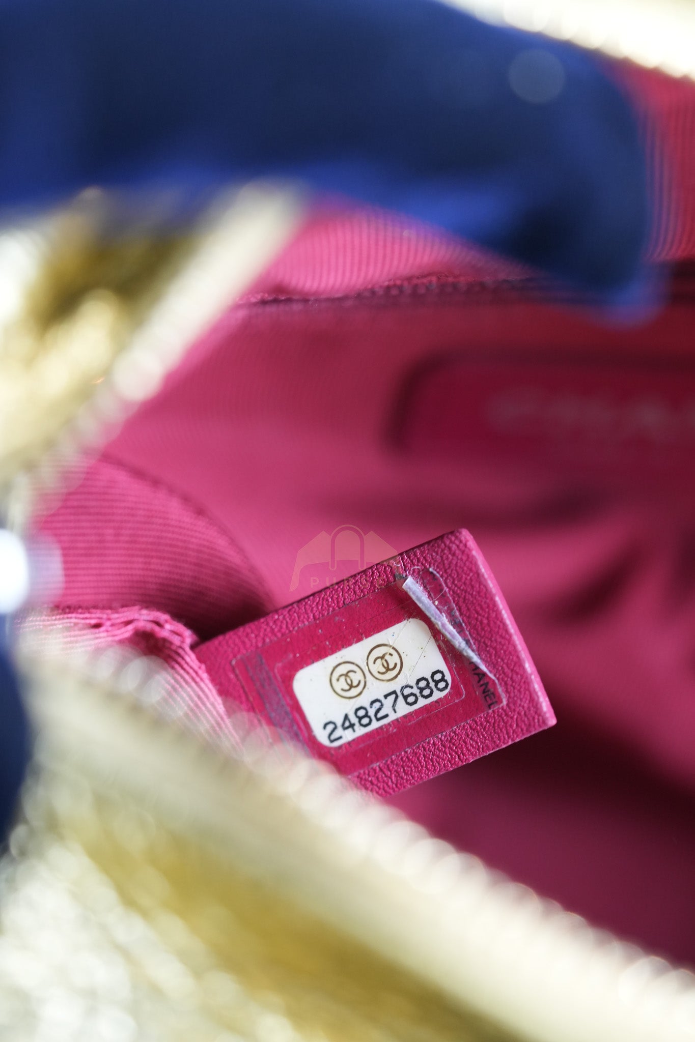 Gabrielle Small Crossbody Bag in Metallic Lambskin Leather & Mixed Hardware Series 24 | Purse Maison Luxury Bags Shop