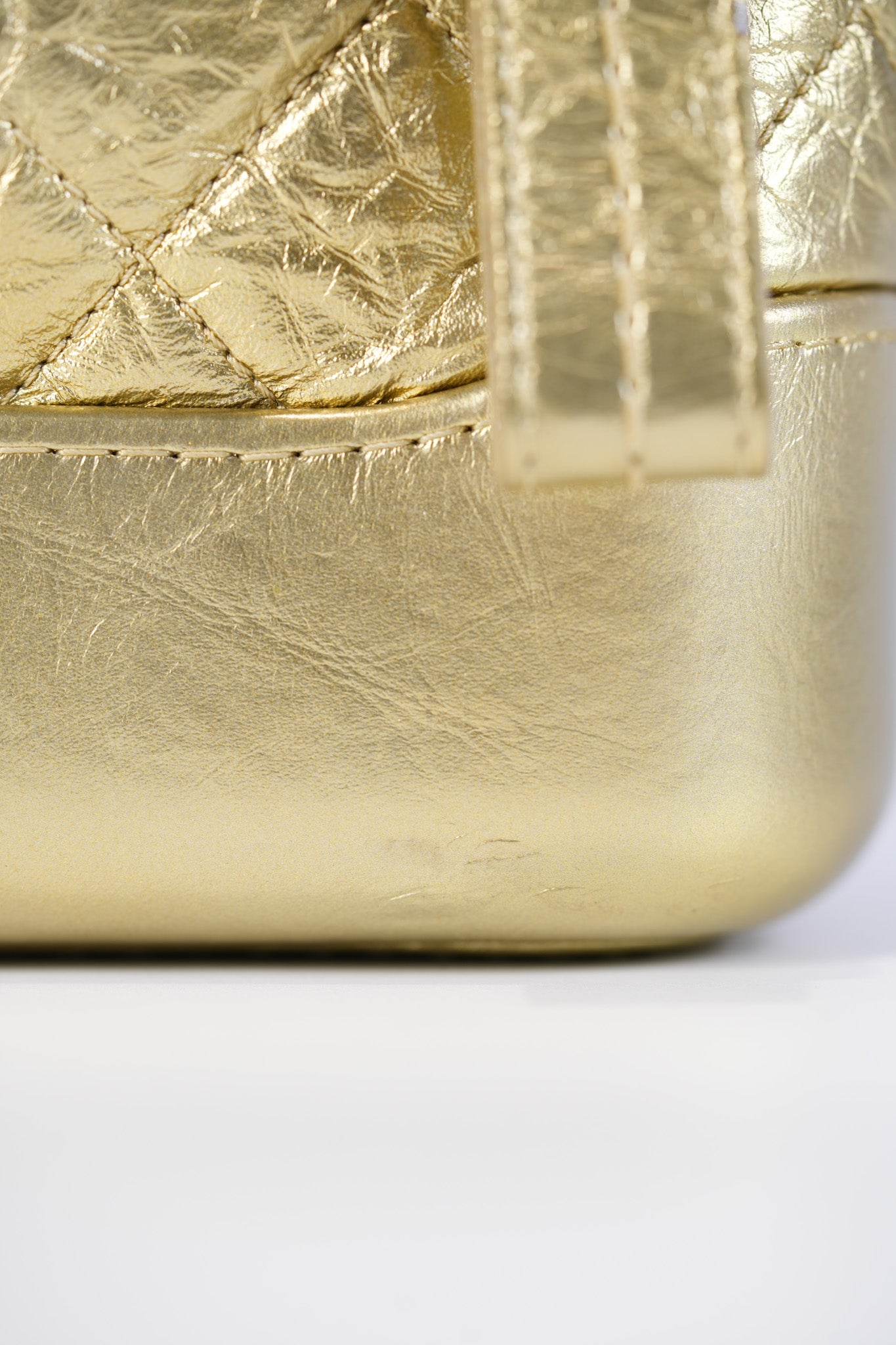 Gabrielle Small Crossbody Bag in Metallic Lambskin Leather & Mixed Hardware Series 24 | Purse Maison Luxury Bags Shop