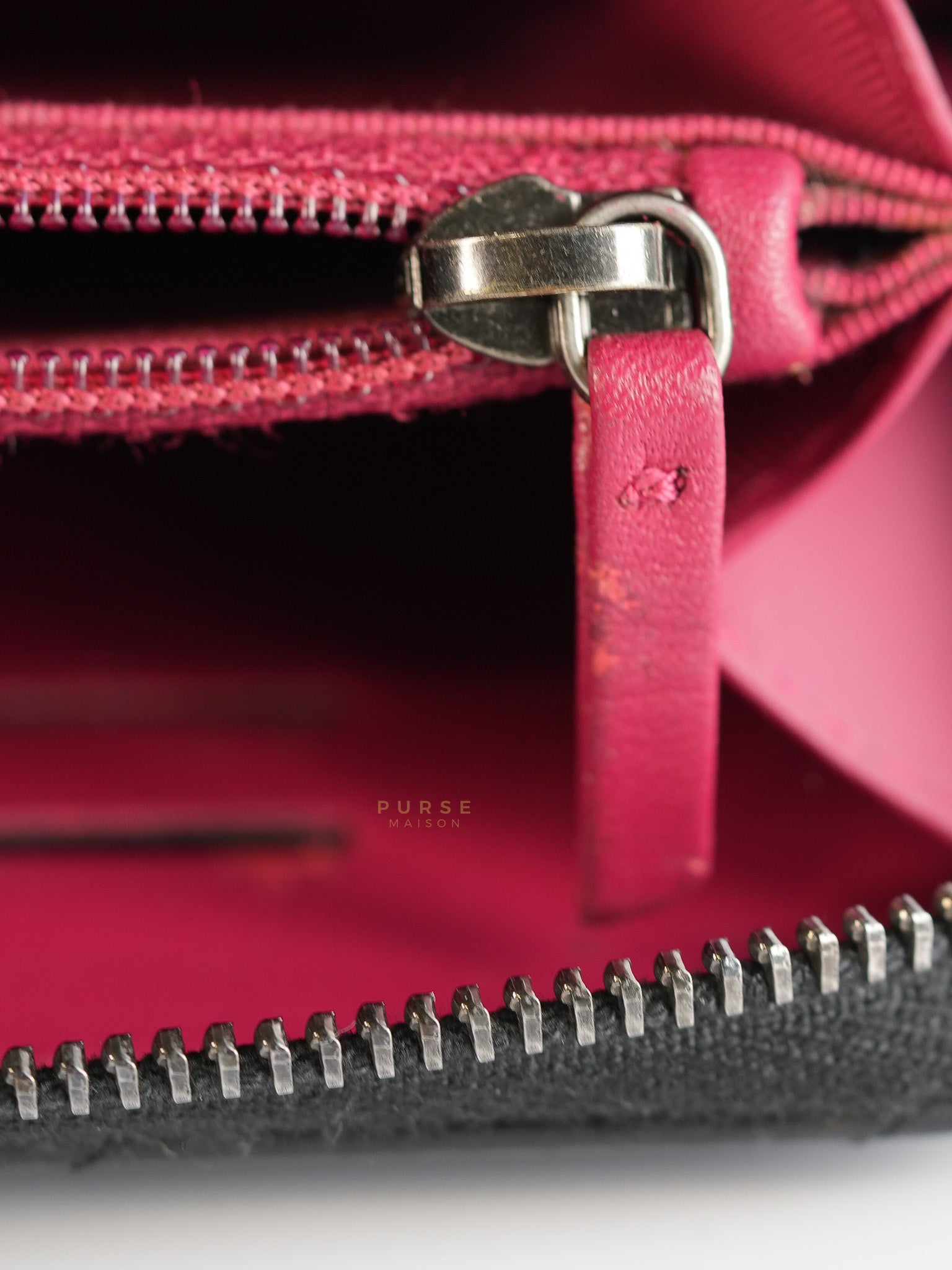 Gabrielle Zipped Coin Purse Wallet in Aged Gold Hardware Series 25 | Purse Maison Luxury Bags Shop