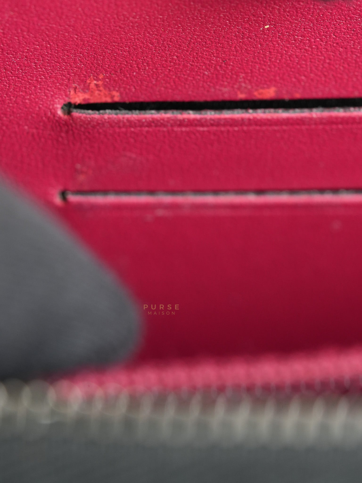 Gabrielle Zipped Coin Purse Wallet in Aged Gold Hardware Series 25 | Purse Maison Luxury Bags Shop