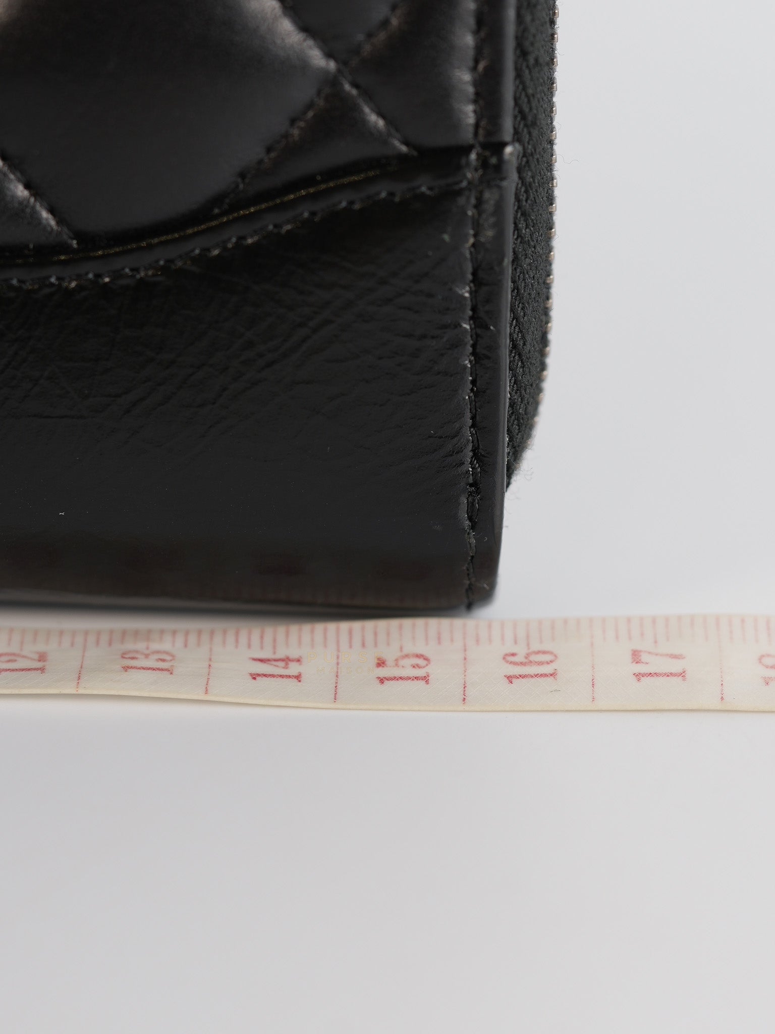 Gabrielle Zipped Coin Purse Wallet in Aged Gold Hardware Series 25 | Purse Maison Luxury Bags Shop