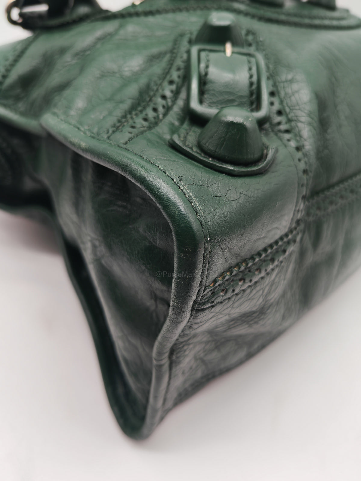 Balenciaga Le City Bag in Deep Green