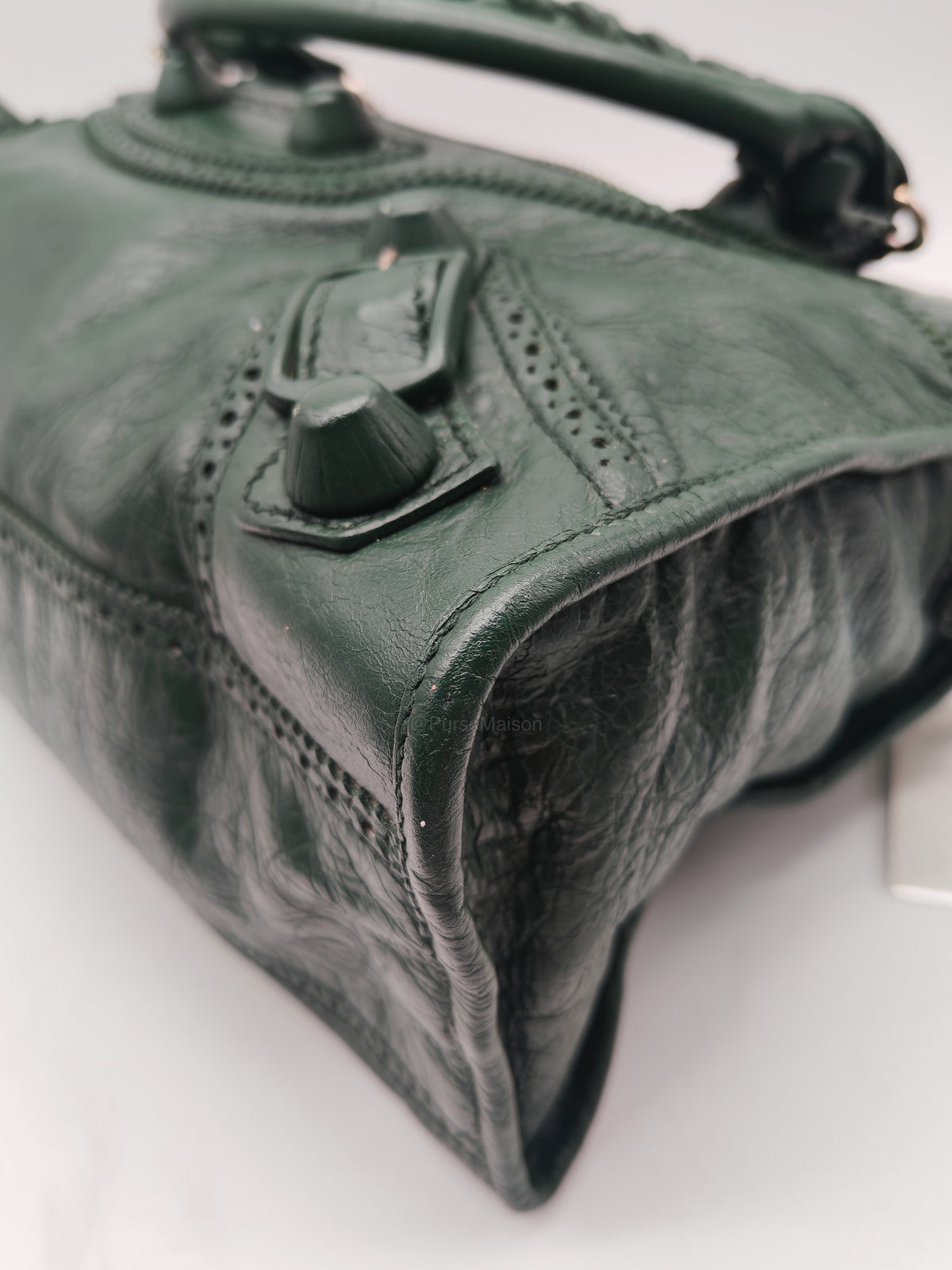 Balenciaga Le City Bag in Deep Green