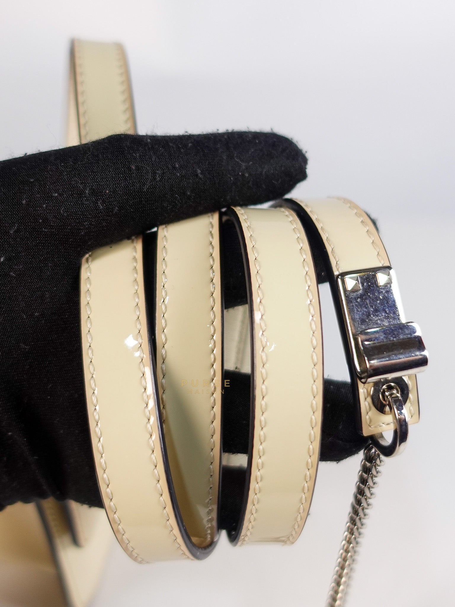 Garavani V-Logo Crossbody Bag Mini in Cream | Purse Maison Luxury Bags Shop