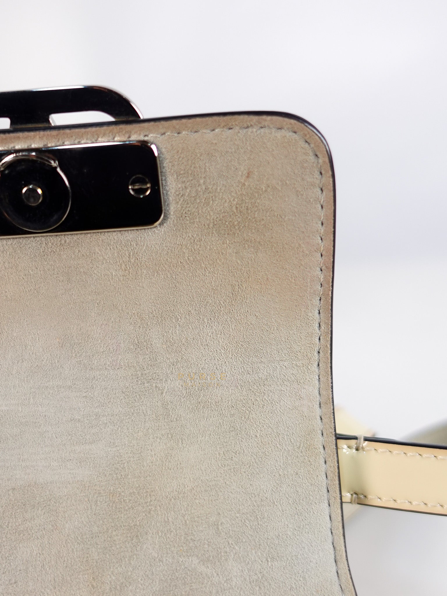 Garavani V-Logo Crossbody Bag Mini in Cream | Purse Maison Luxury Bags Shop