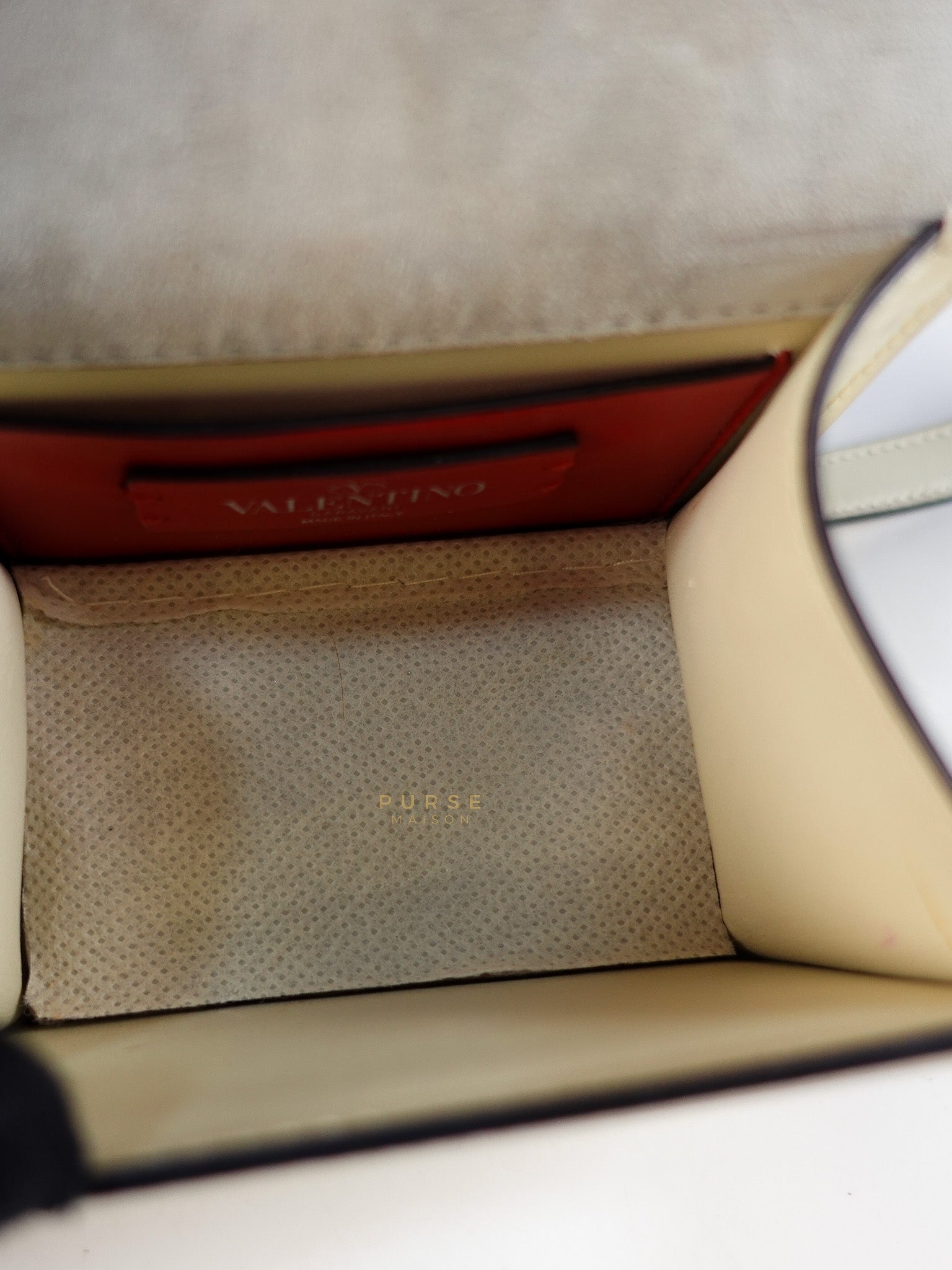 Garavani V-Logo Crossbody Bag Mini in Cream | Purse Maison Luxury Bags Shop