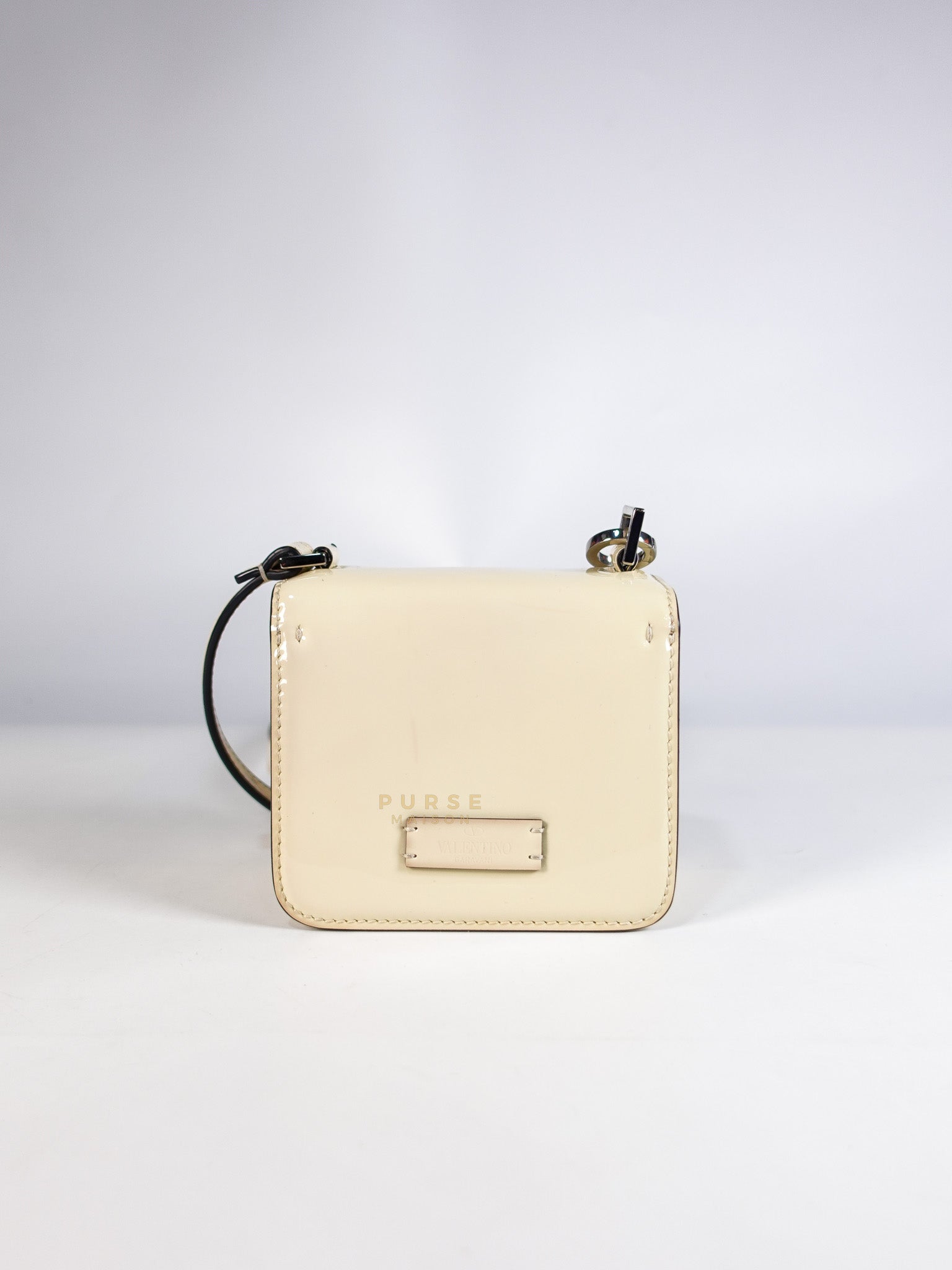 Garavani V-Logo Crossbody Bag Mini in Cream | Purse Maison Luxury Bags Shop