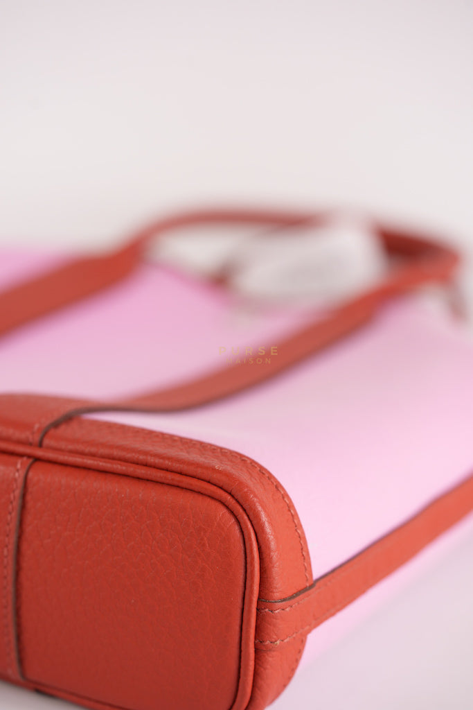 Garden File 28 Pink and Rouge Duchess Canvas and Palladium Hardware Stamp Y (2020) | Purse Maison Luxury Bags Shop
