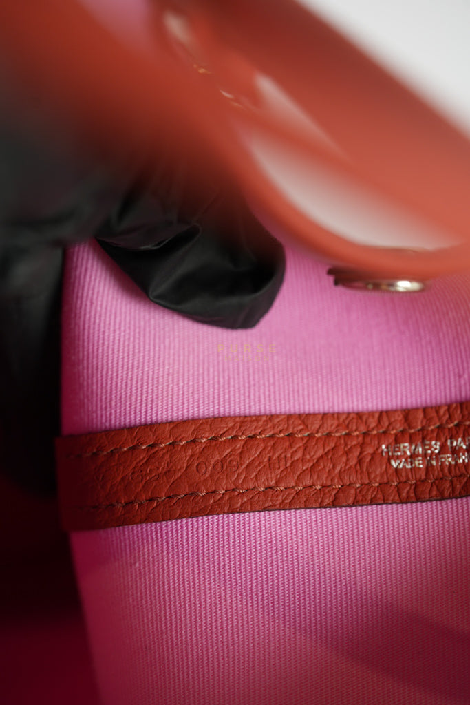 Garden File 28 Pink and Rouge Duchess Canvas and Palladium Hardware Stamp Y (2020) | Purse Maison Luxury Bags Shop