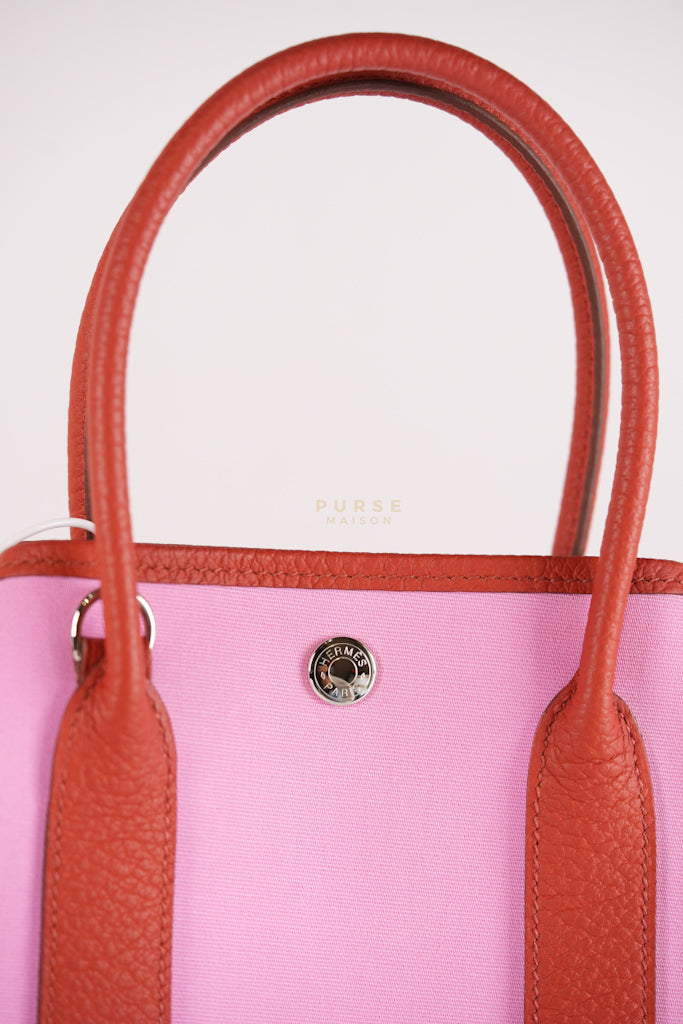 Garden File 28 Pink and Rouge Duchess Canvas and Palladium Hardware Stamp Y (2020) | Purse Maison Luxury Bags Shop