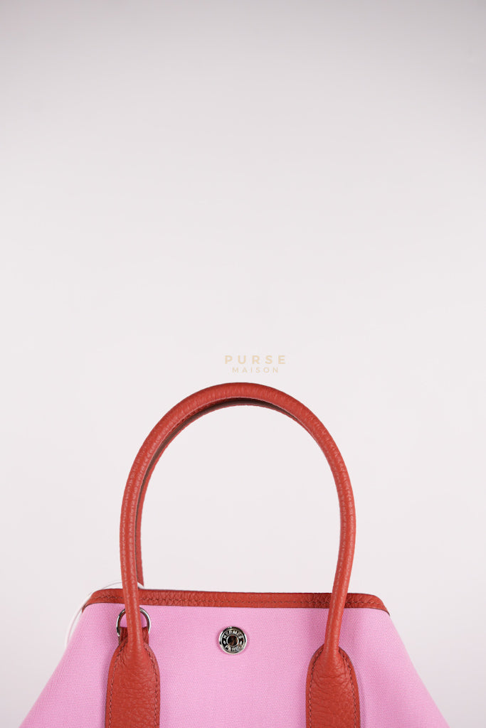 Garden File 28 Pink and Rouge Duchess Canvas and Palladium Hardware Stamp Y (2020) | Purse Maison Luxury Bags Shop