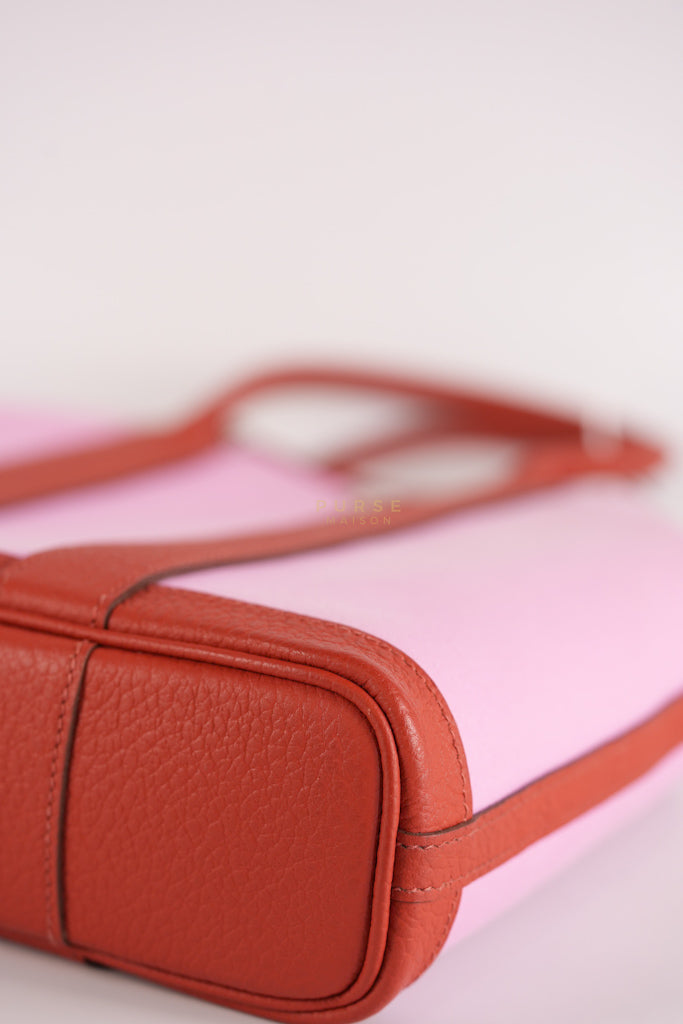 Garden File 28 Pink and Rouge Duchess Canvas and Palladium Hardware Stamp Y (2020) | Purse Maison Luxury Bags Shop
