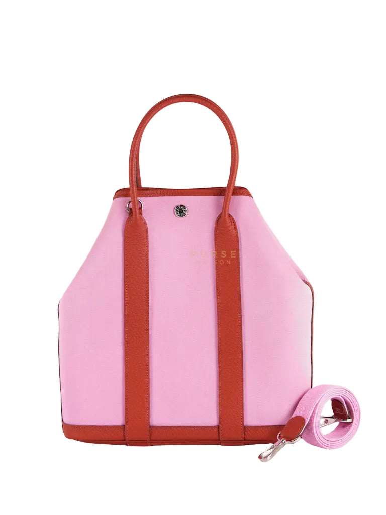 Garden File 28 Pink and Rouge Duchess Canvas and Palladium Hardware Stamp Y (2020) | Purse Maison Luxury Bags Shop