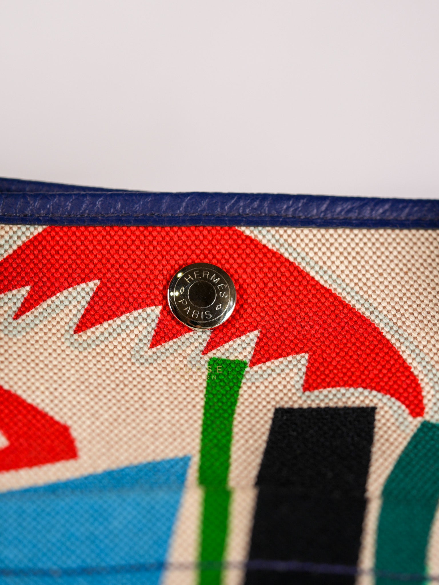 Garden Party 36 (GPT) Multicolor Canvas Pocket Stamp A (2017) | Purse Maison Luxury Bags Shop