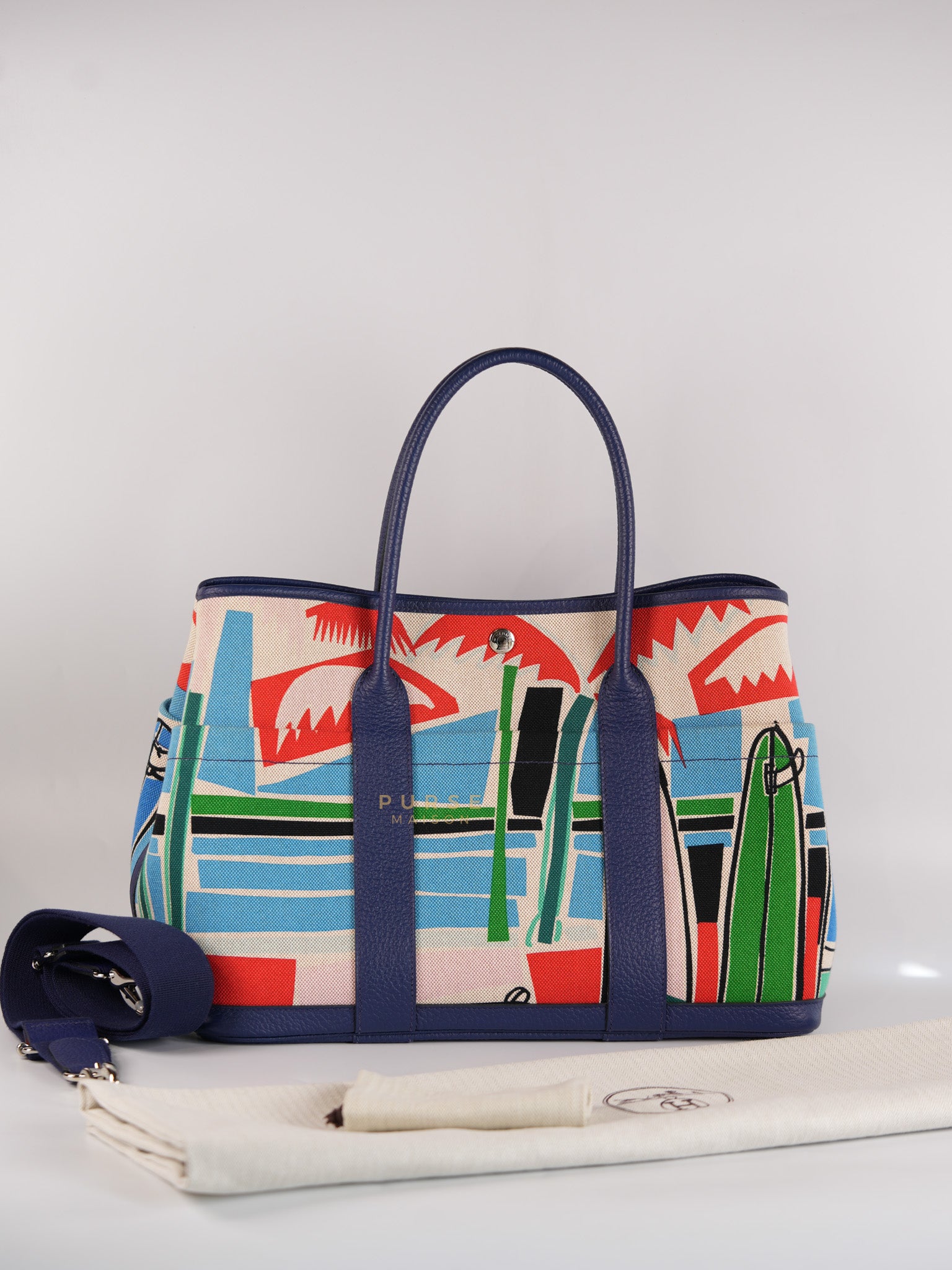 Garden Party 36 (GPT) Multicolor Canvas Pocket Stamp A (2017) | Purse Maison Luxury Bags Shop