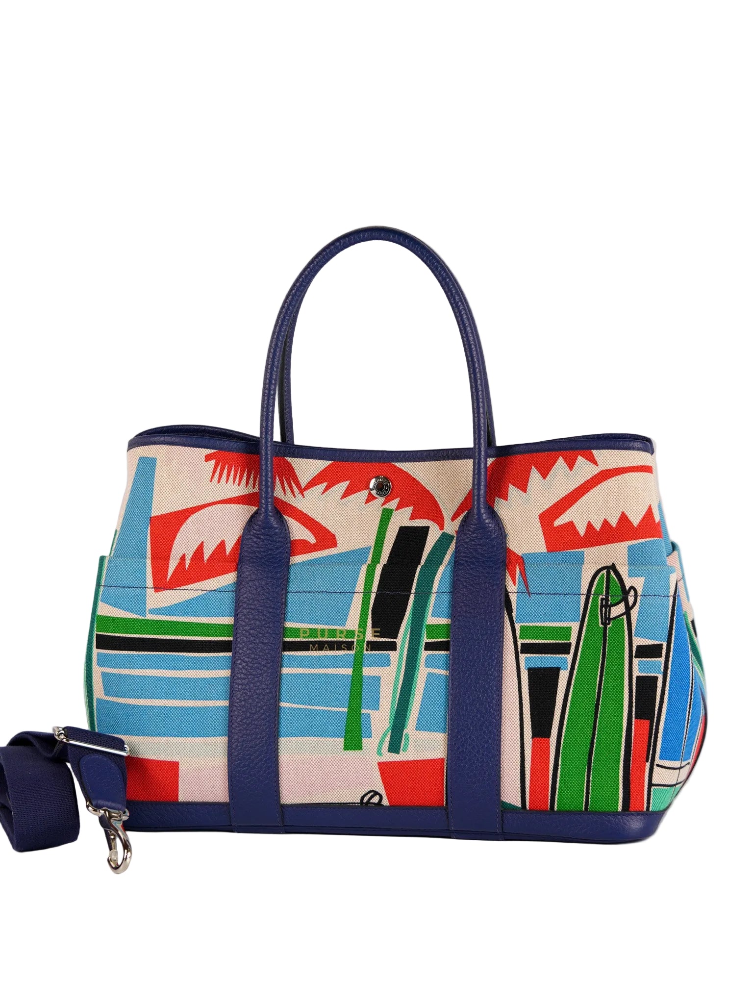 Garden Party 36 (GPT) Multicolor Canvas Pocket Stamp A (2017) | Purse Maison Luxury Bags Shop