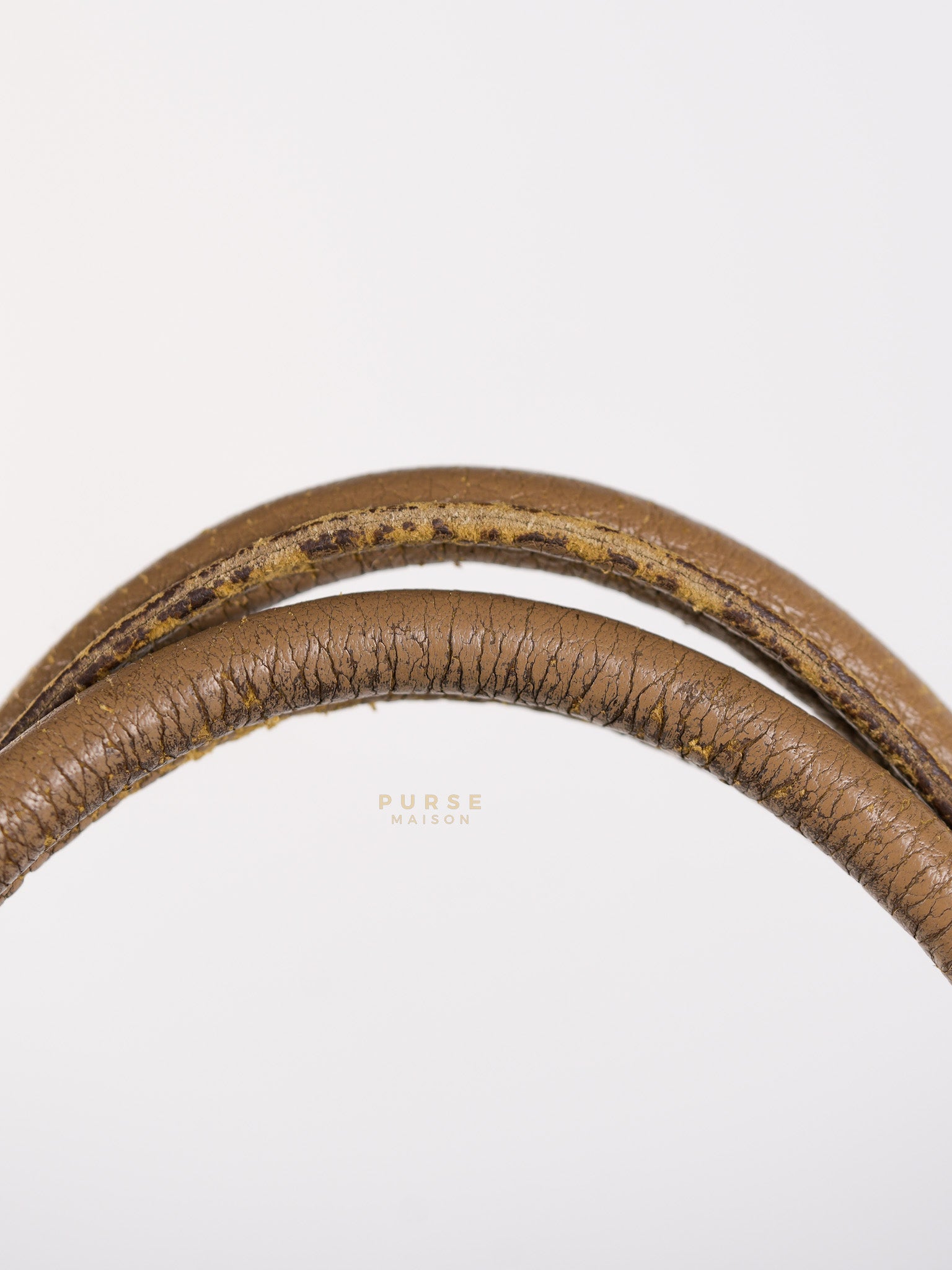 Garden Party Tote 30 (GPT) Etoupe Negonda Leather in Palladium Hardware Stamp Square R (2014) | Purse Maison Luxury Bags Shop