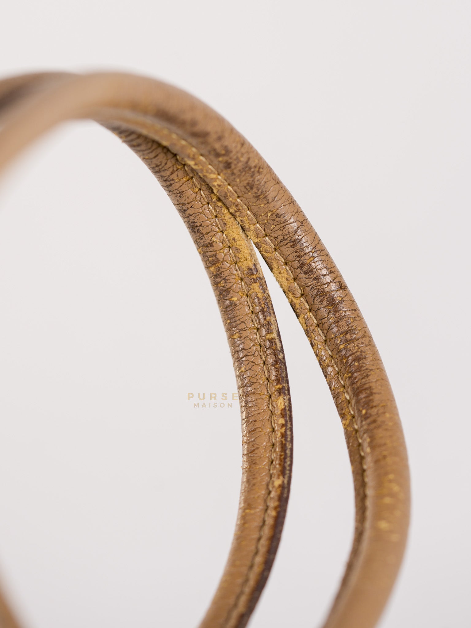 Garden Party Tote 30 (GPT) Etoupe Negonda Leather in Palladium Hardware Stamp Square R (2014) | Purse Maison Luxury Bags Shop