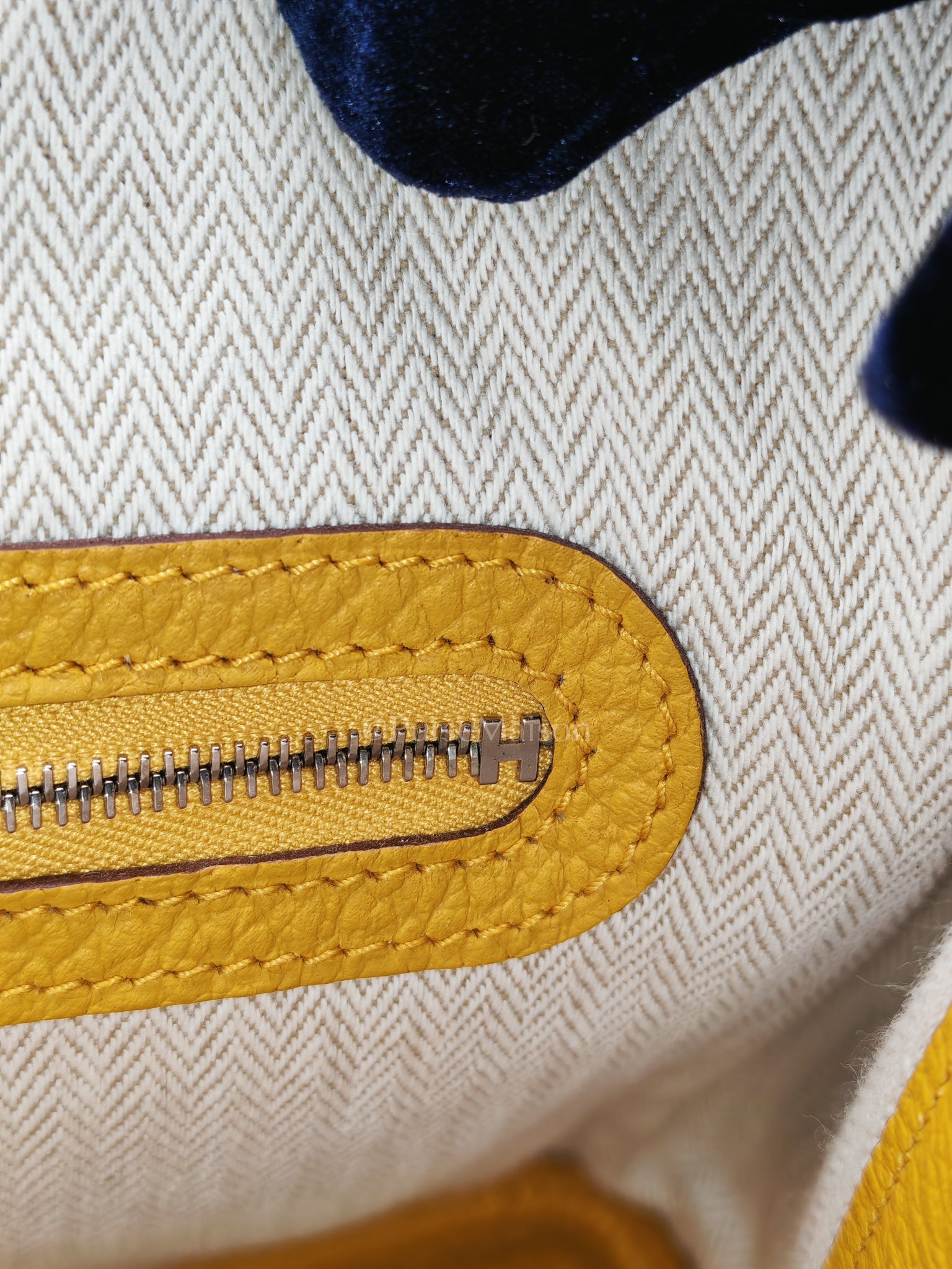 Garden Party Tote 30 (GPT) in Jaune Ambre Palladium Hardware Stamp D (2019) | Purse Maison Luxury Bags Shop