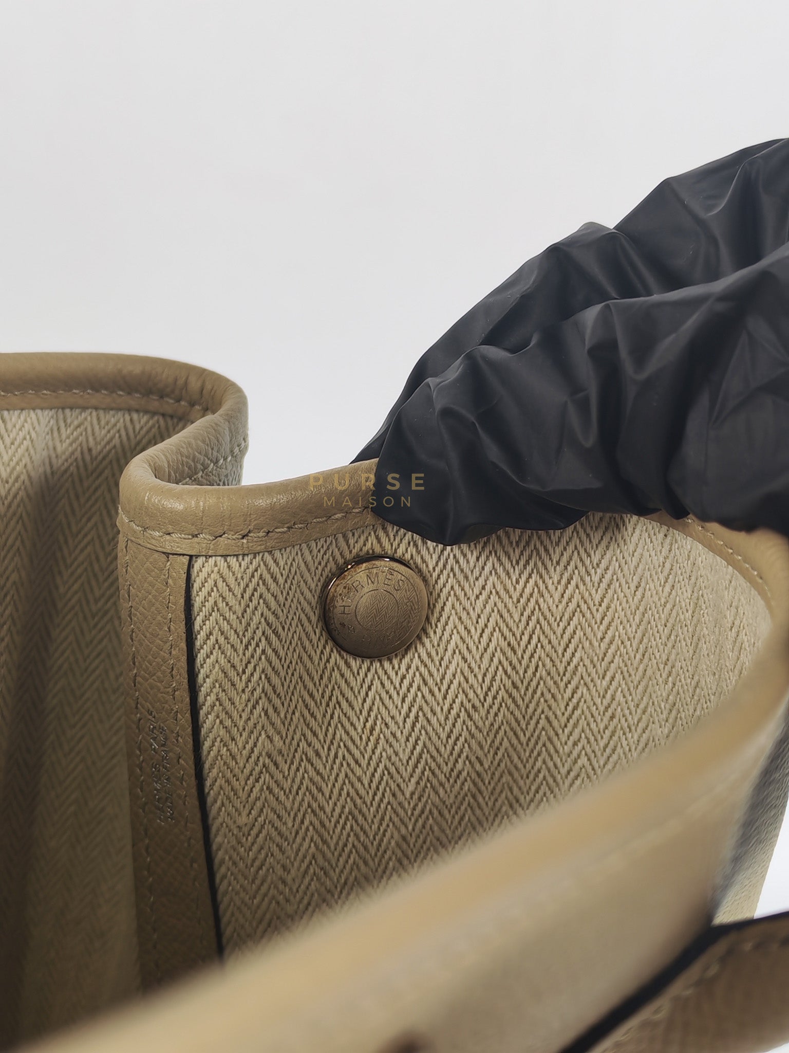 Garden Party Tote 30 (GPT) Trench in Epsom Leather and Palladium Hardware Stamp A (2017) | Purse Maison Luxury Bags Shop