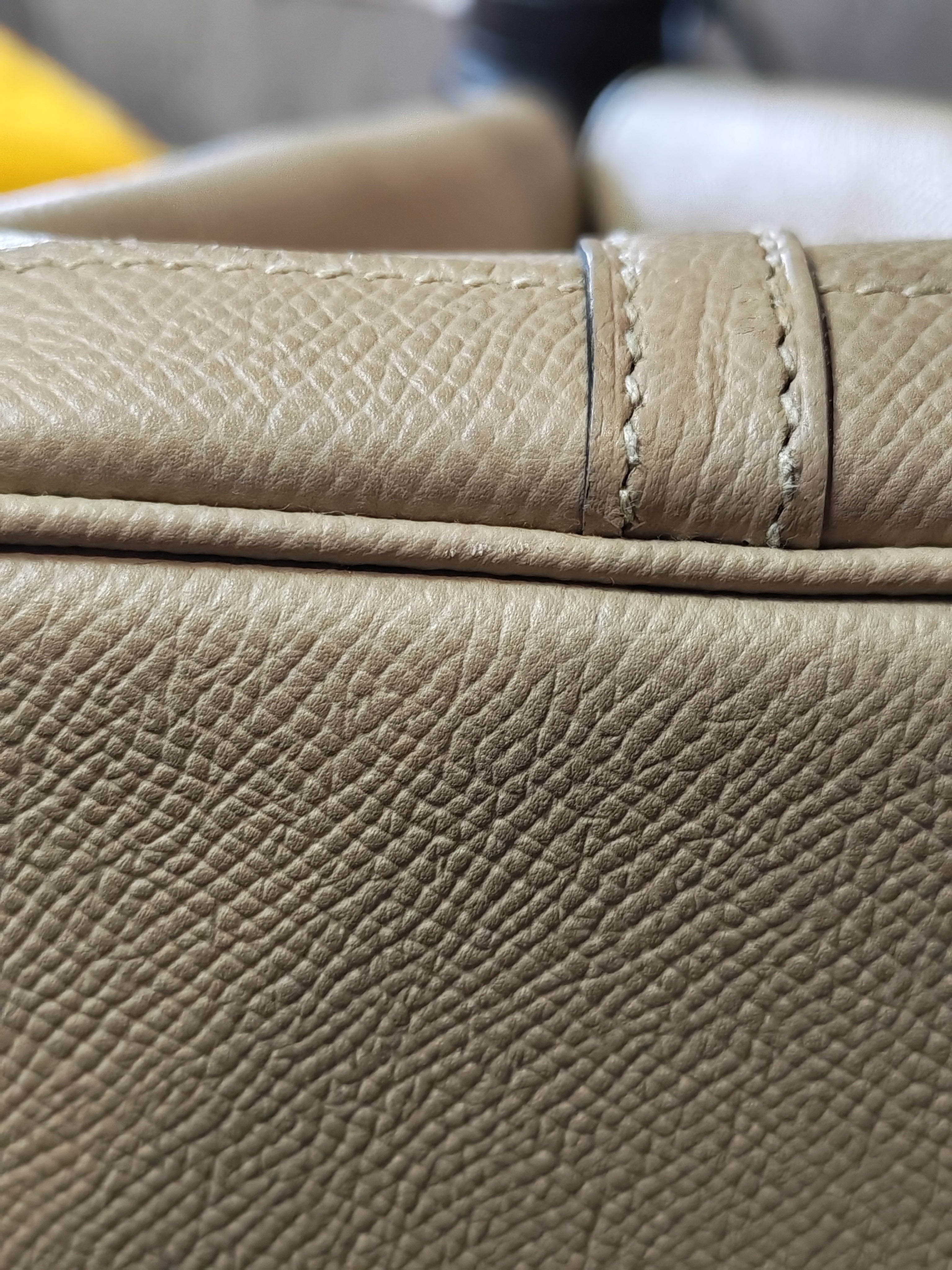 Garden Party Tote 30 (GPT) Trench in Epsom Leather and Palladium Hardware Stamp A (2017) | Purse Maison Luxury Bags Shop