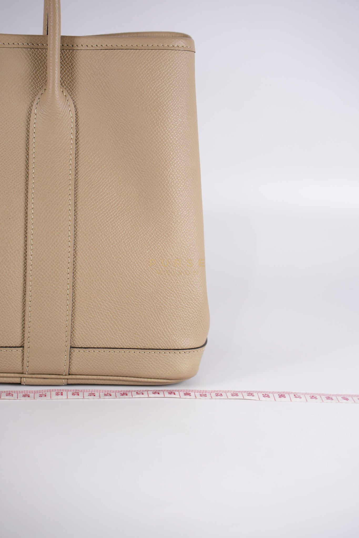 Garden Party Tote 30 (GPT) Trench in Epsom Leather and Palladium Hardware Stamp A (2017) | Purse Maison Luxury Bags Shop