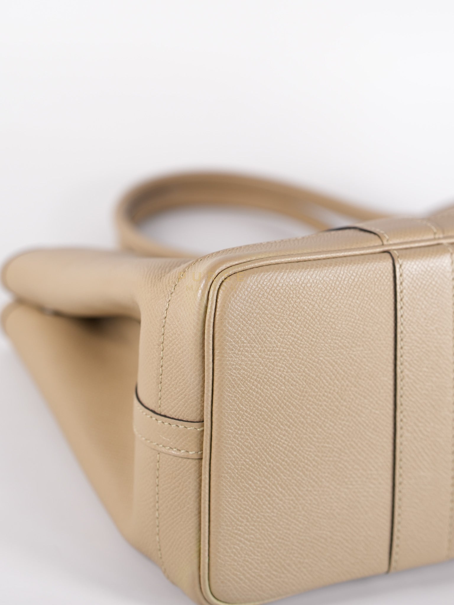 Garden Party Tote 30 (GPT) Trench in Epsom Leather and Palladium Hardware Stamp A (2017) | Purse Maison Luxury Bags Shop