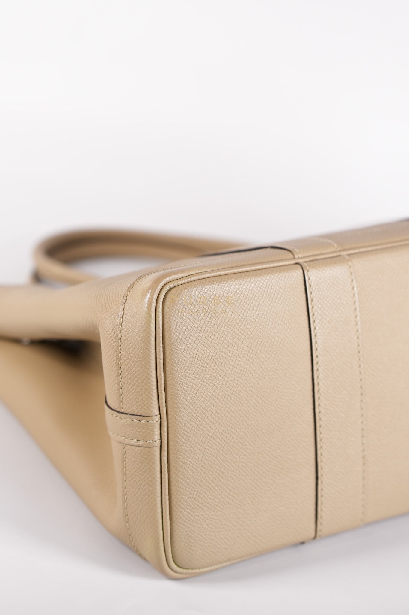 Garden Party Tote 30 (GPT) Trench in Epsom Leather and Palladium Hardware Stamp A (2017) | Purse Maison Luxury Bags Shop