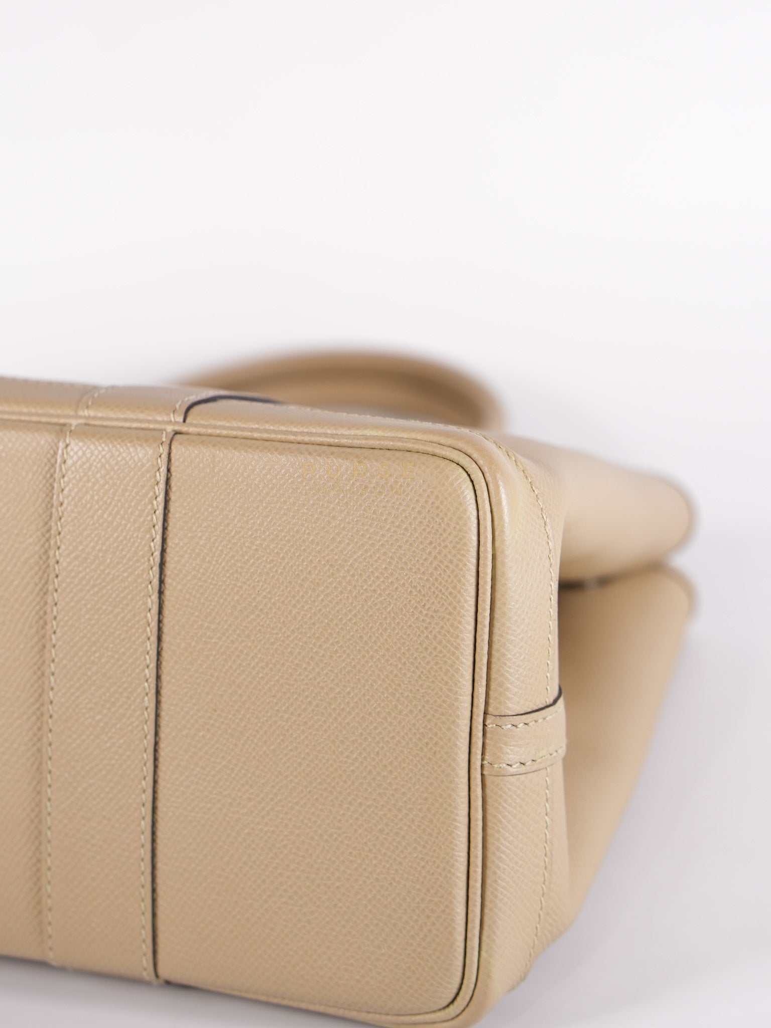 Garden Party Tote 30 (GPT) Trench in Epsom Leather and Palladium Hardware Stamp A (2017) | Purse Maison Luxury Bags Shop