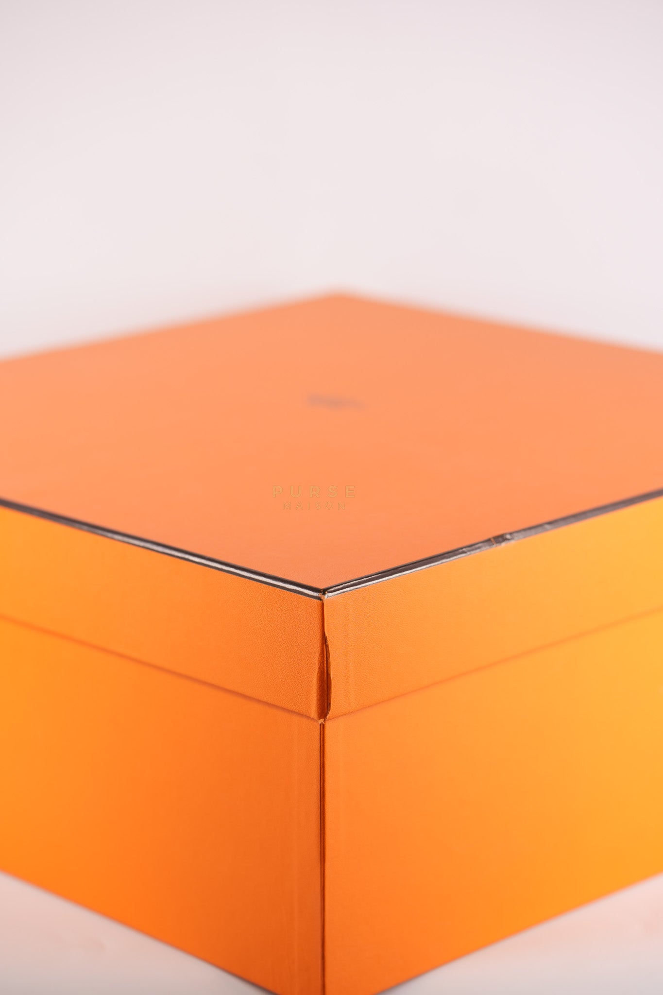 Garden Party Tote 36 (GPT) in Orange Clemence Leather and Palladium Hardware Stamp Square R | Purse Maison Luxury Bags Shop