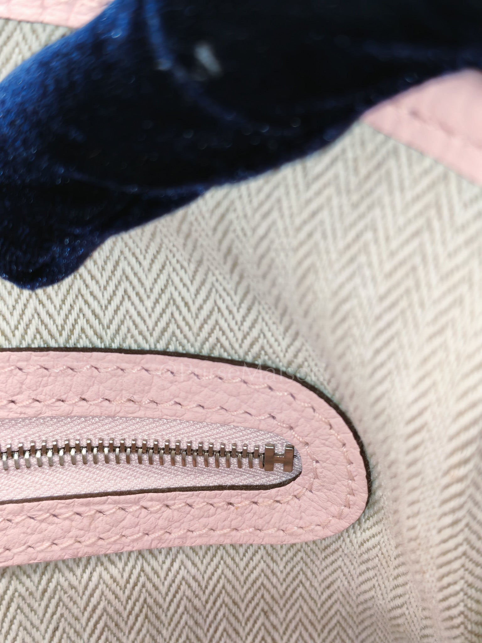 Garden Party Tote 36 (GPT) in Sakura Pink Clemence Leather ang Palladium Hardware Stamp T (2015) | Purse Maison Luxury Bags Shop