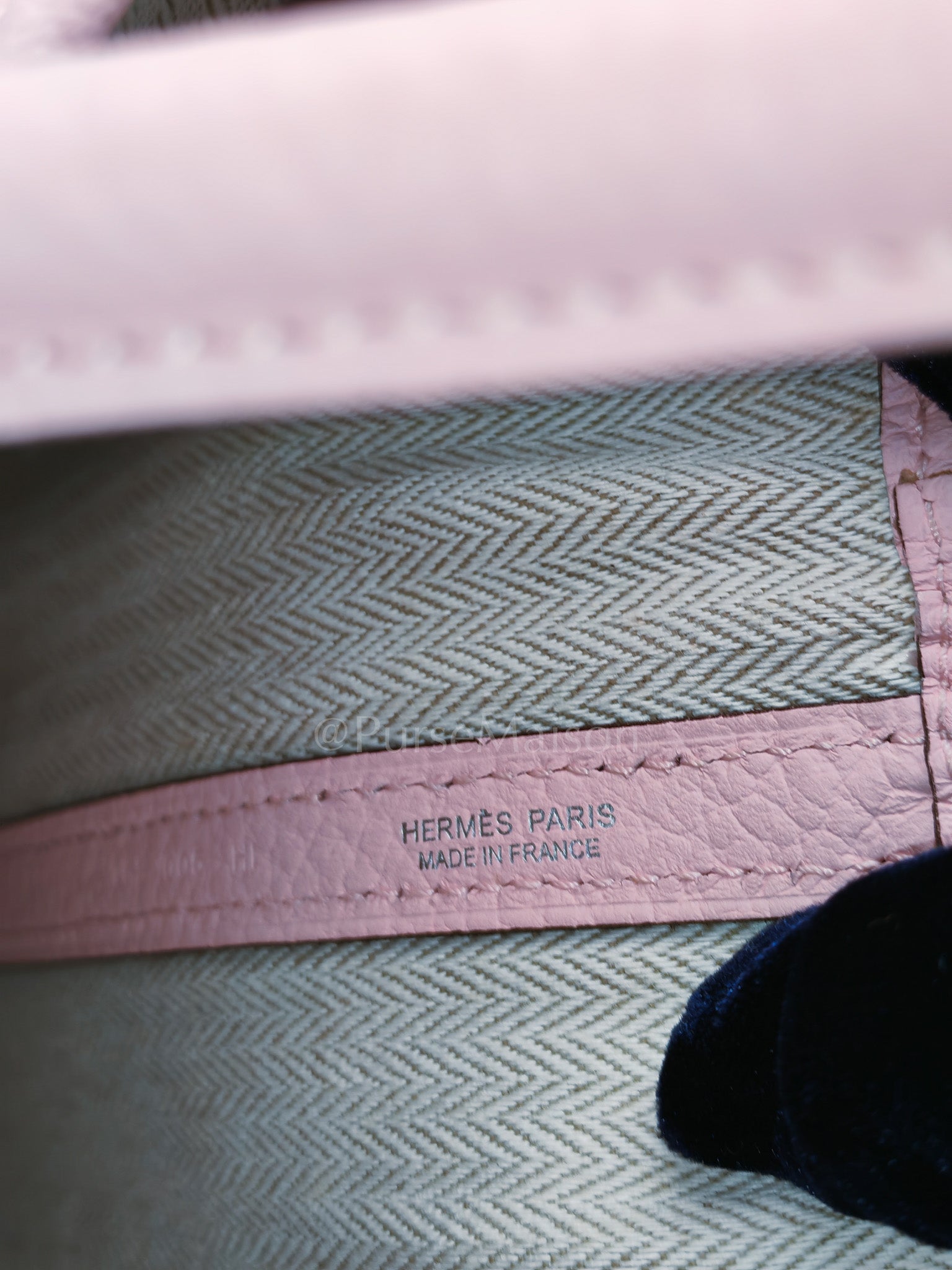 Garden Party Tote 36 (GPT) in Sakura Pink Clemence Leather ang Palladium Hardware Stamp T (2015) | Purse Maison Luxury Bags Shop