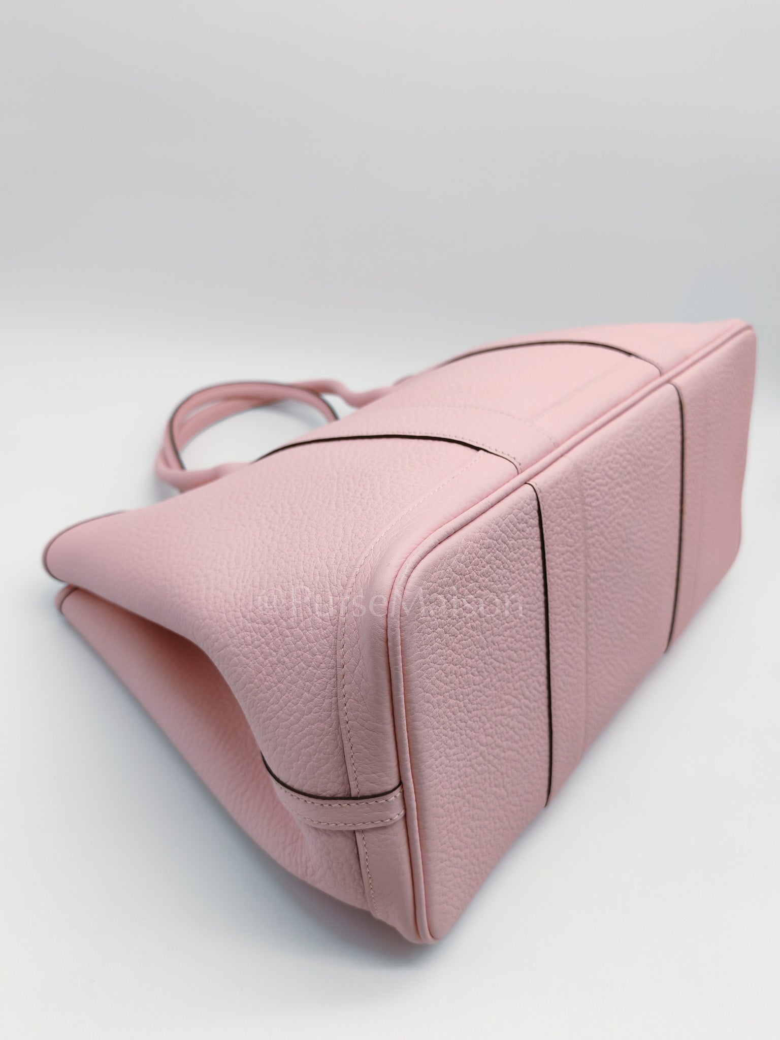 Garden Party Tote 36 (GPT) in Sakura Pink Clemence Leather ang Palladium Hardware Stamp T (2015) | Purse Maison Luxury Bags Shop