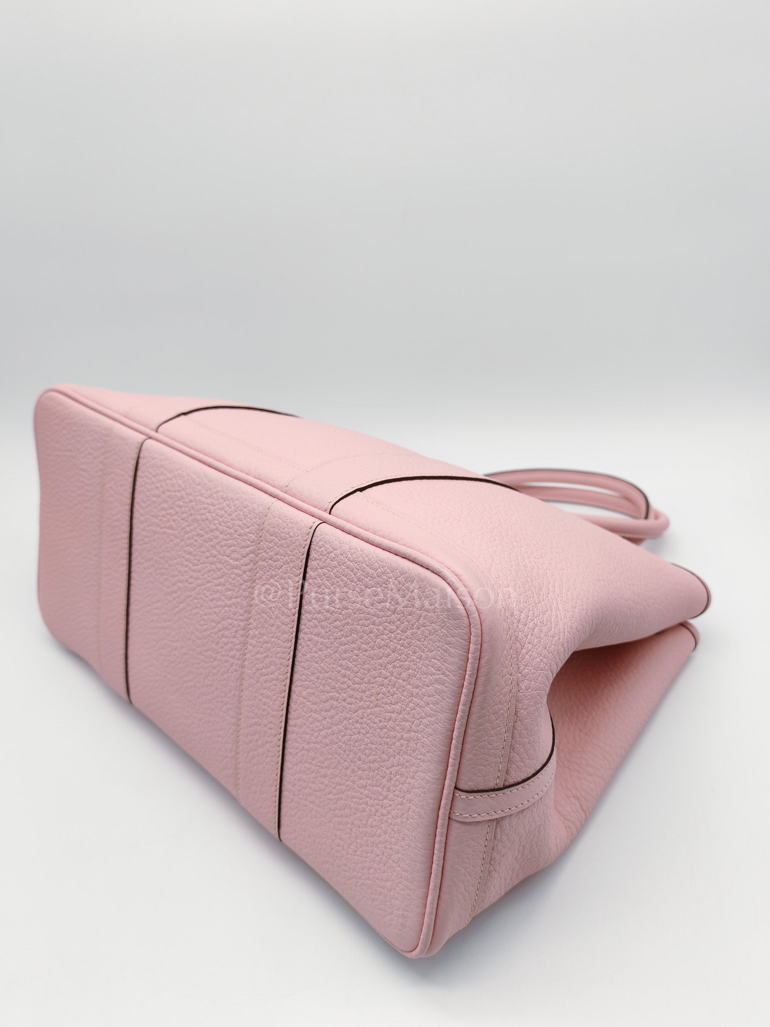 Garden Party Tote 36 (GPT) in Sakura Pink Clemence Leather ang Palladium Hardware Stamp T (2015) | Purse Maison Luxury Bags Shop