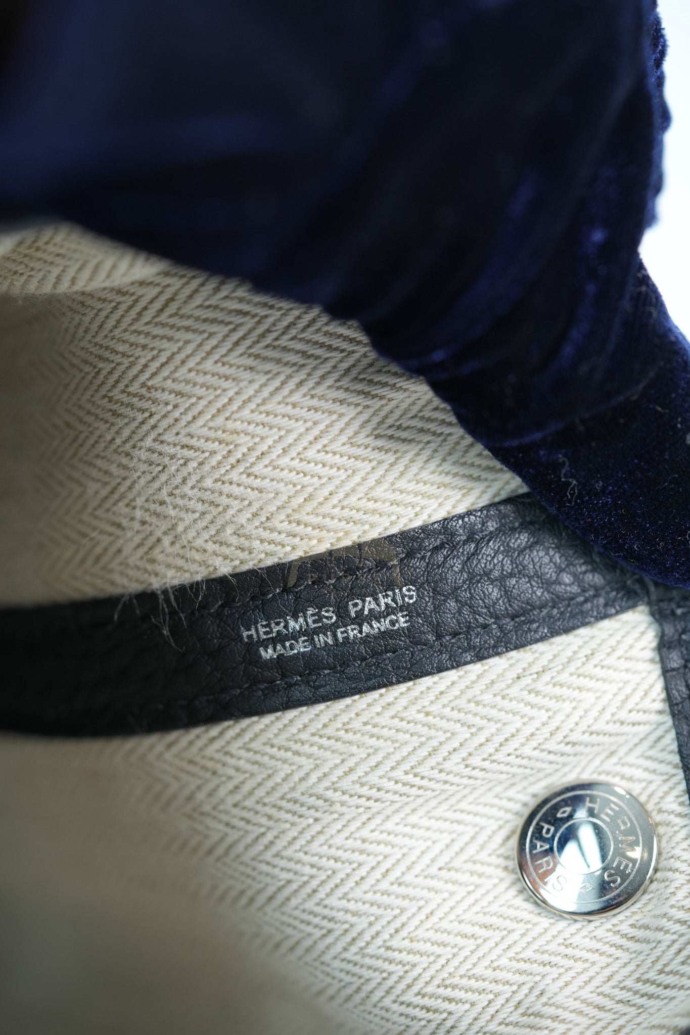 Garden party Tote Bag (GPT) 30 in Noir/Black Clemence Leather Palladium Hardware Stamp C(2018) | Purse Maison Luxury Bags Shop