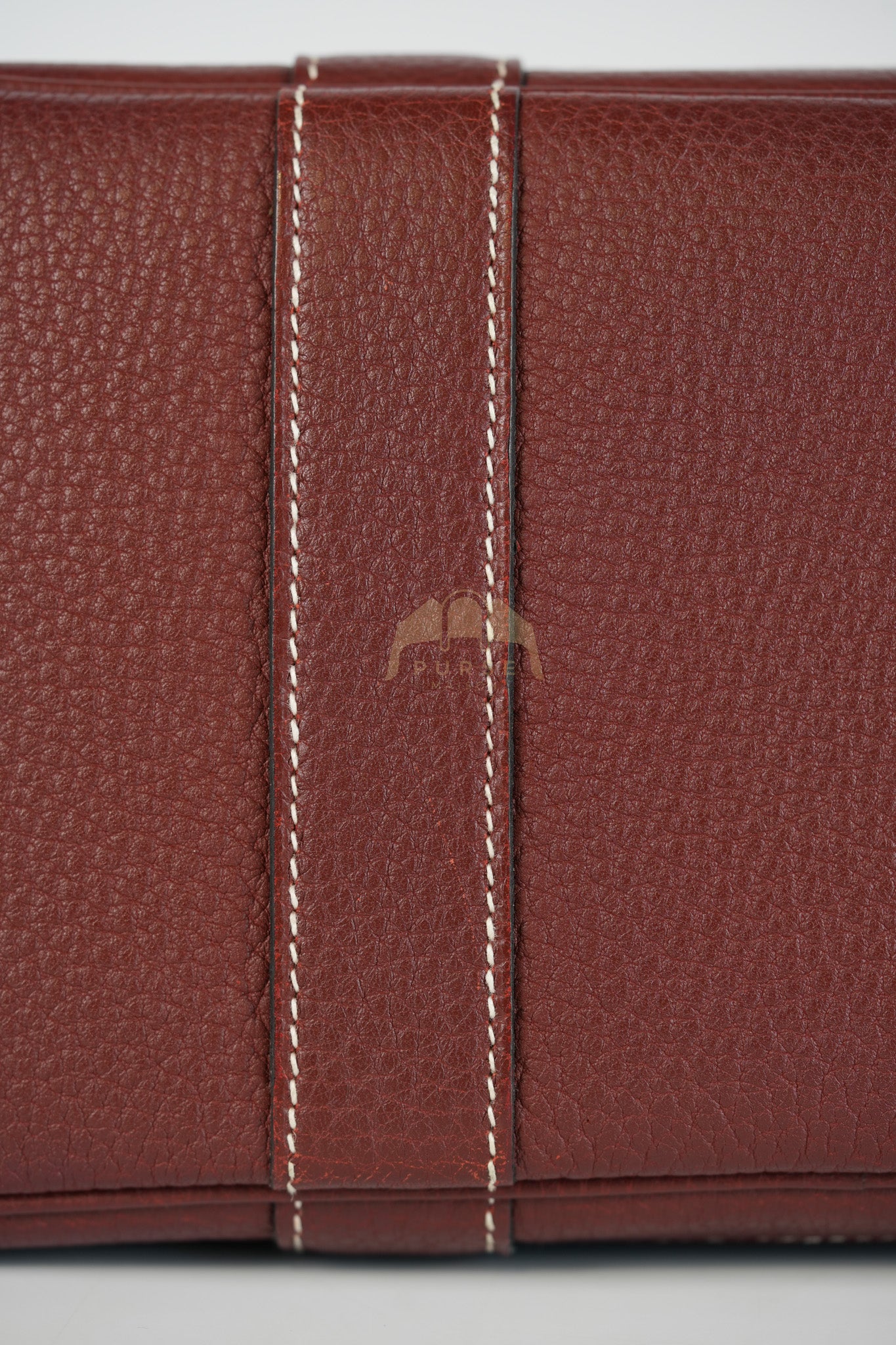 Garden Party Tote Bag (GPT) 30 in Rouge H Negonda Leather Palladium Hardware Stamp O Square (2011) | Purse Maison Luxury Bags Shop